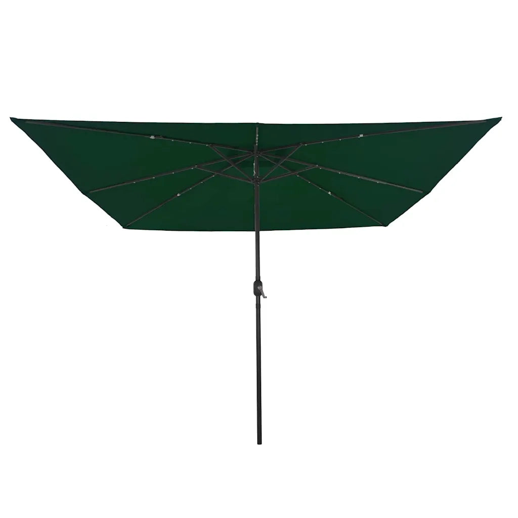 Ombrello da giardino-Ombrellone da spiaggia Verde 295 x 295 x 245 cm 757953