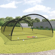 Rete Gabbia da Battuta Baseball Nera 900x400x250 cm Poliestere 93750