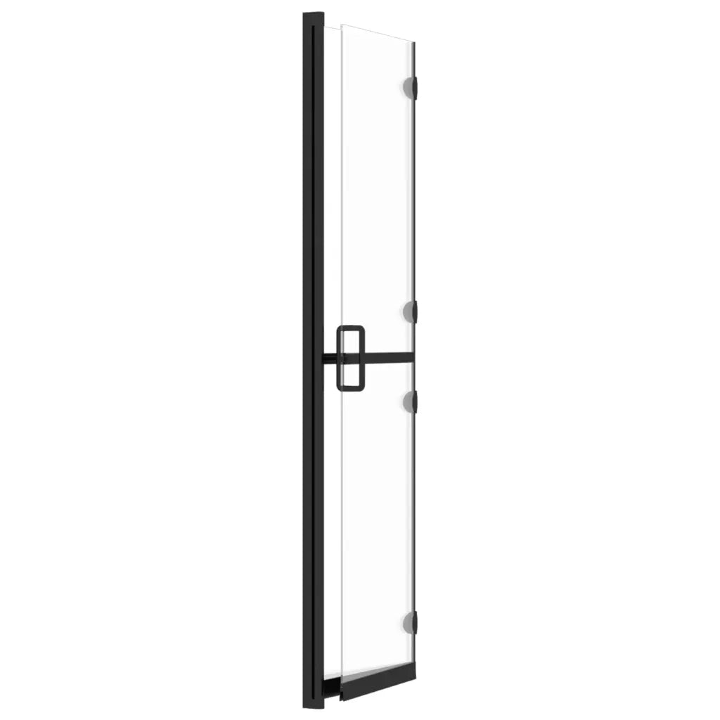 Parete per Doccia Walk-in Pieghevole in Vetro ESG 90x190 cm CFW9677067