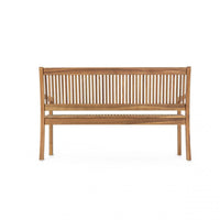 Panca 2 Posti 120x62x88 h cm in Legno Marrone