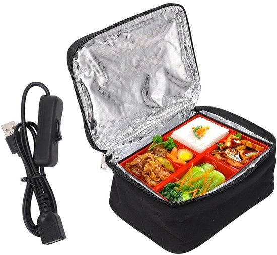 Portatile alimentatore USB per scaldabottiglia per borse da lavoro