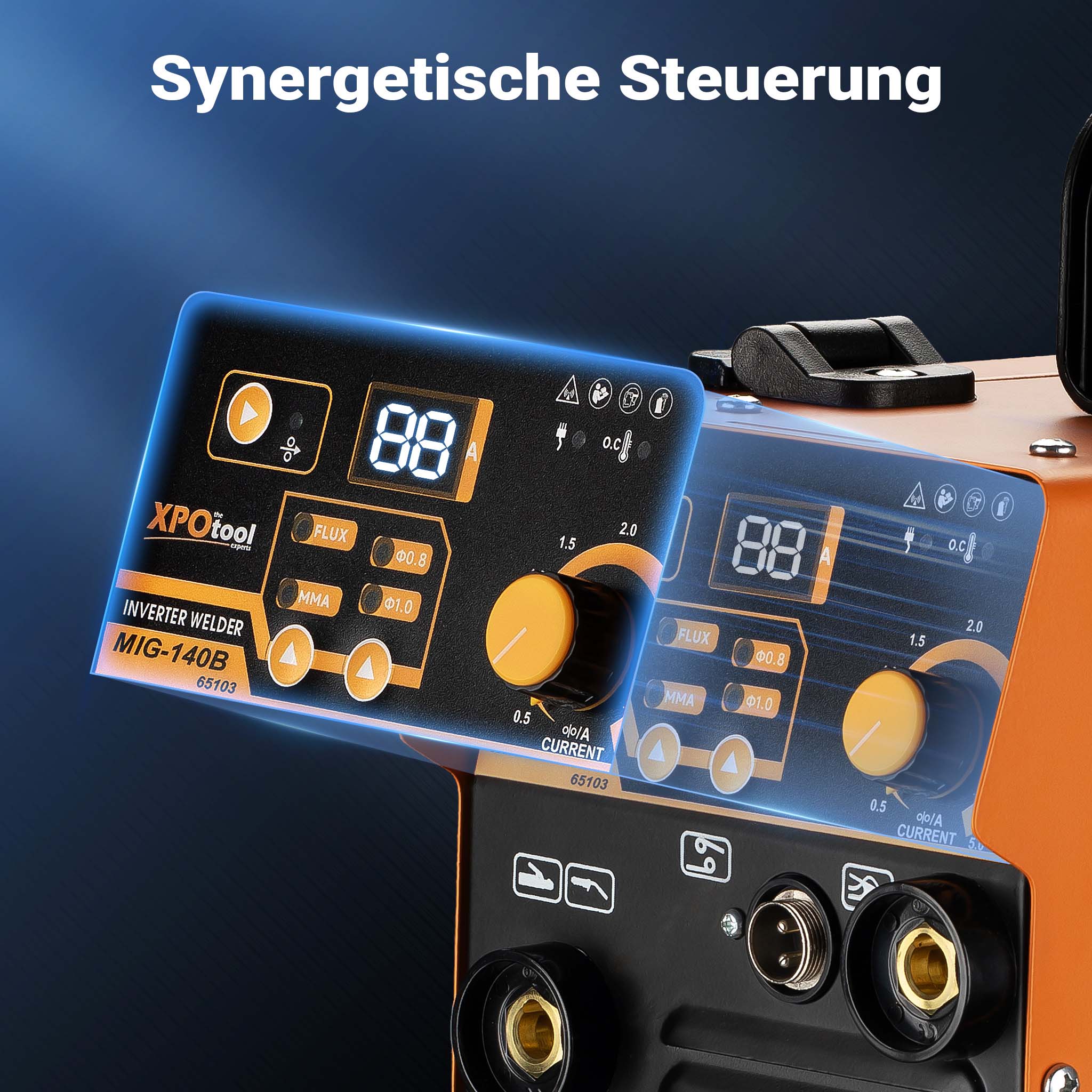 Saldatrice a Elettrodo MMA IGBT, Corrente Regolabile 30-120A, Accessori Inclusi, Display LED