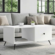 Tavolino da salotto Bianco 90 x 50 x 40 cm Legno ingegnerizzato 895645