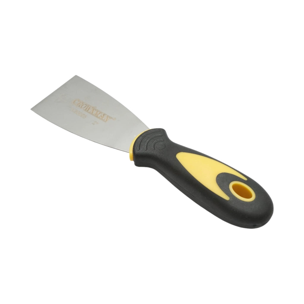 Spatola Crownman da 50 mm in acciaio inox con manico in gomma termoplastica