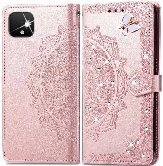 Coprioggetto per smartphone - Pelle PU - Portafoglio con slot per carte di credito - Coprioggetto con standard di protezione per schermo - Custodia con chiusura a scomparsa - Protezione TPU rinforzata - Coprioggetto per smartphone