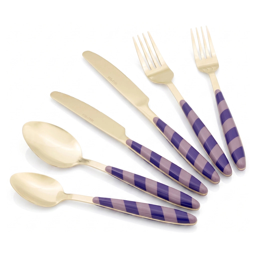 Nimolopa, set Posate set da 36, oro
