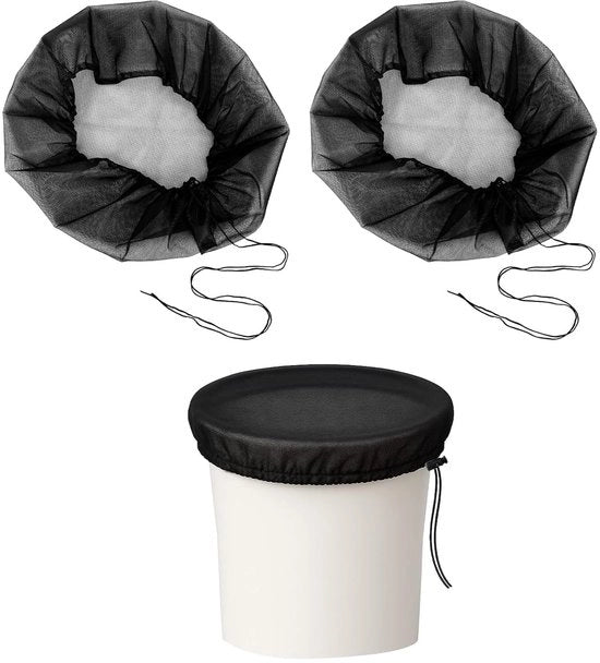 Reticolo di protezione per pioggia 2 pezzi - Corda estensibile - Copertura della rete 95 cm - Protezione contro insetti - Impermeabile - Materiale duraturo - Copertura per pioggia