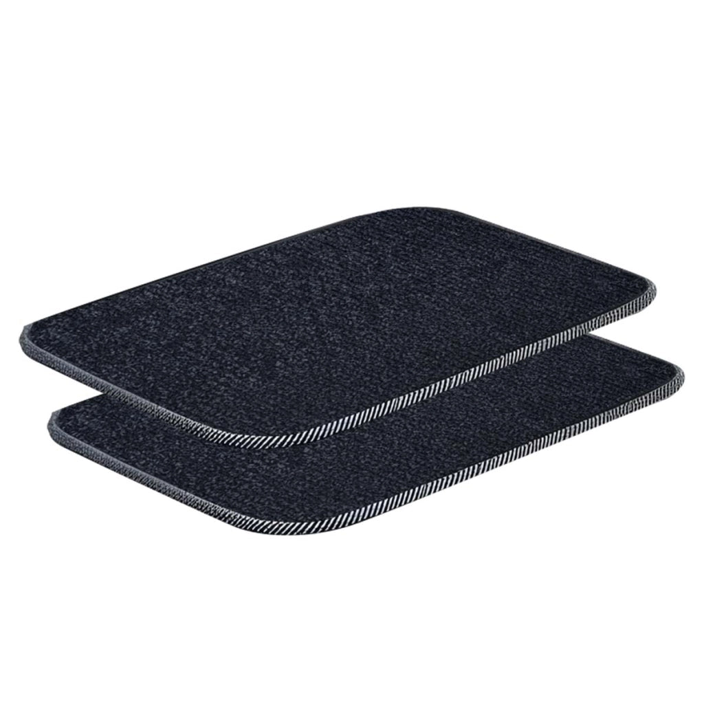 Set di 4 Tappetini per Auto Universali in PVC Ecologico Nero Avizar