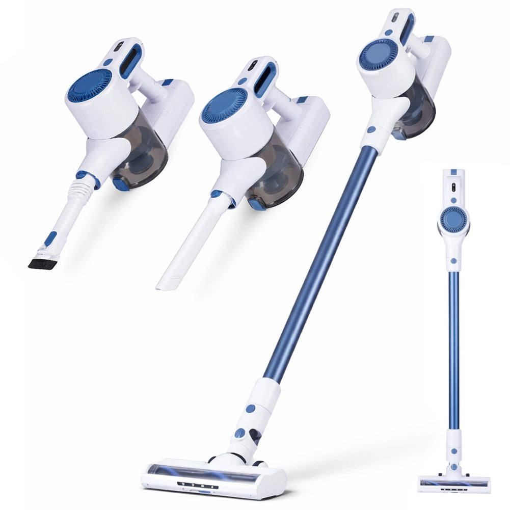 Scopa Elettrica 2in1 Ricaricabile Senza Fili 150W Aspirapolvere Spazzola Rotante