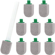 Kit di pulizia per il water e il bagno - Set di 9 pezzi - Spazzolino per il water - Manico - Pietra di pulizia - Fognature per la cucina e la doccia - Materiale di alta qualità