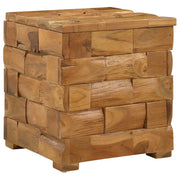 Sgabello per Riporre con archiviazione Marrone 40 x 40 x 45 cm