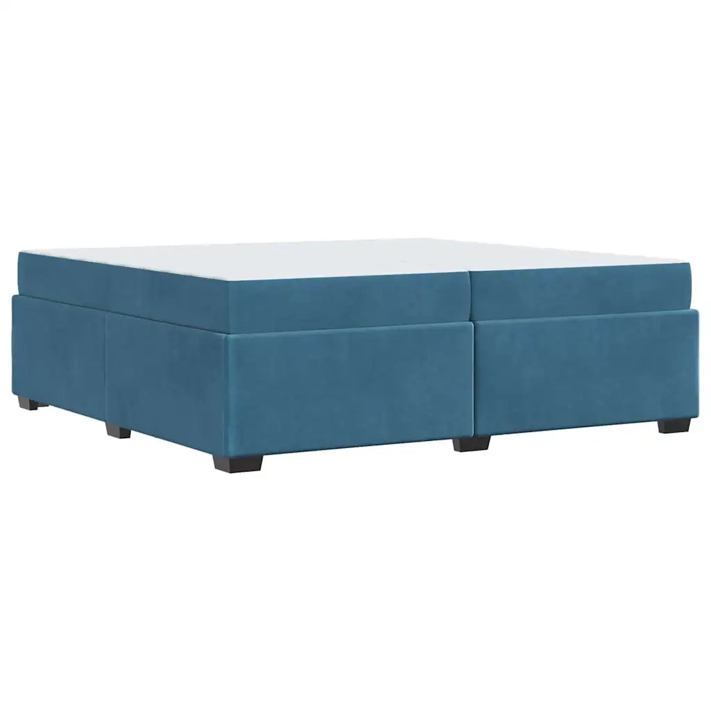 vidaXL Struttura del letto Blu scuro 200 x 200 cm Velluto