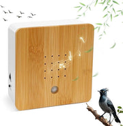 Box di Sorveglianza con Suoni della Natura - Sensore di Legno per Salotto, Bagno, Cucina, Giardino Esterno