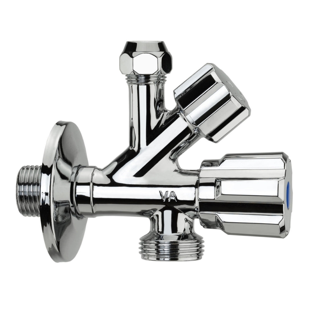 RUBINETTO COMBINATO SOTTOLAVABO - LAVATRICE- 1/2 x 3/4- ALBER- pezzi 1