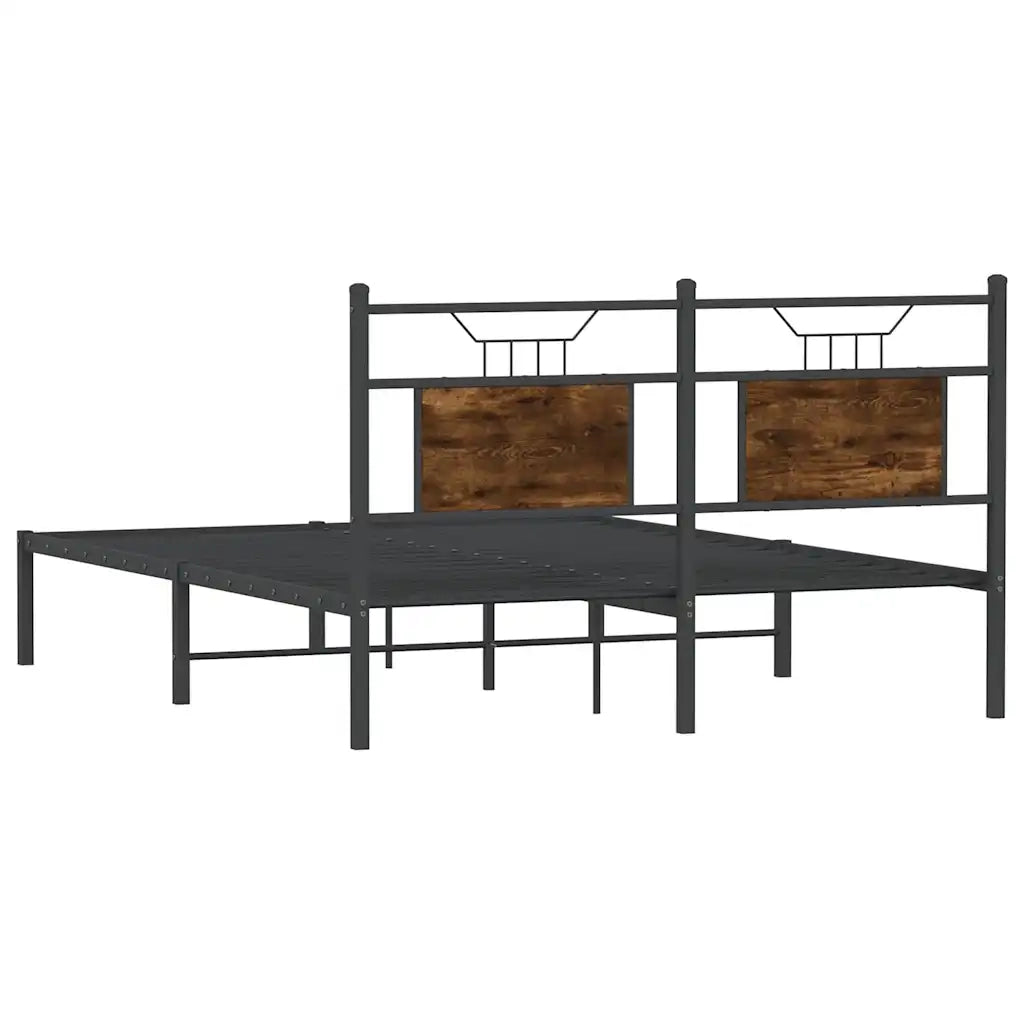 Giroletto senza Materasso Rovere Fumo 140x190 cm in Truciolato 4106743