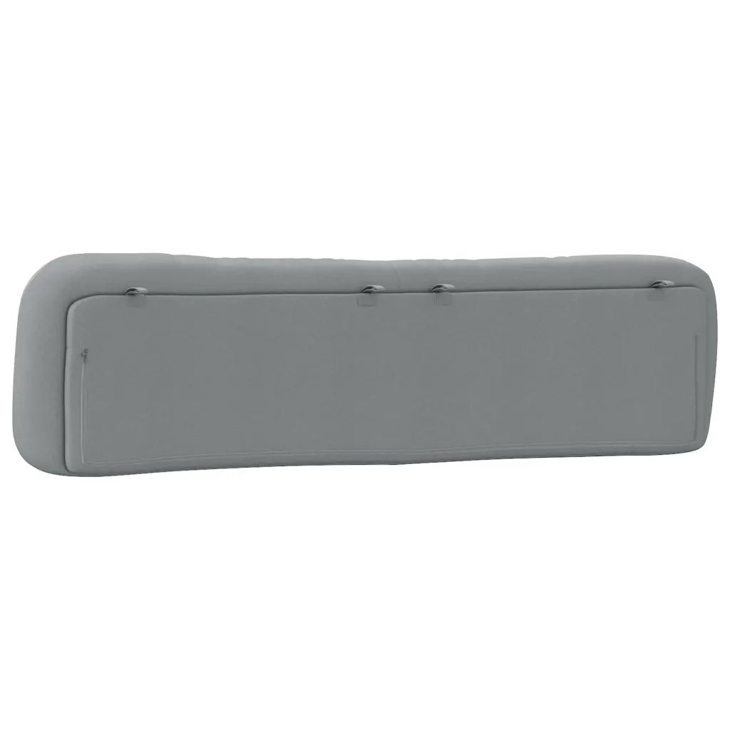 Cuscino Testiera Hvar Grigio Chiaro 200 cm in Tessuto CFW8793169