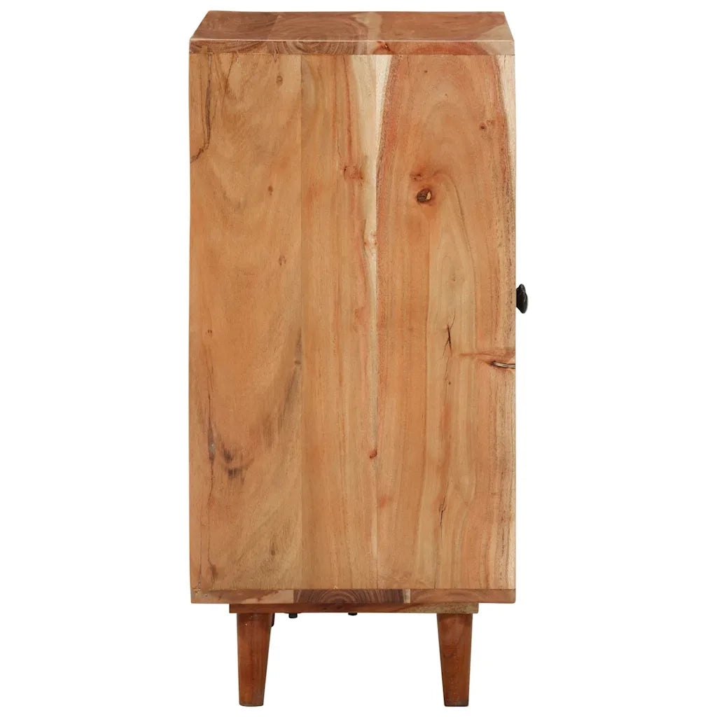 Credenza 60x35x74 cm in Legno Massello di Acacia