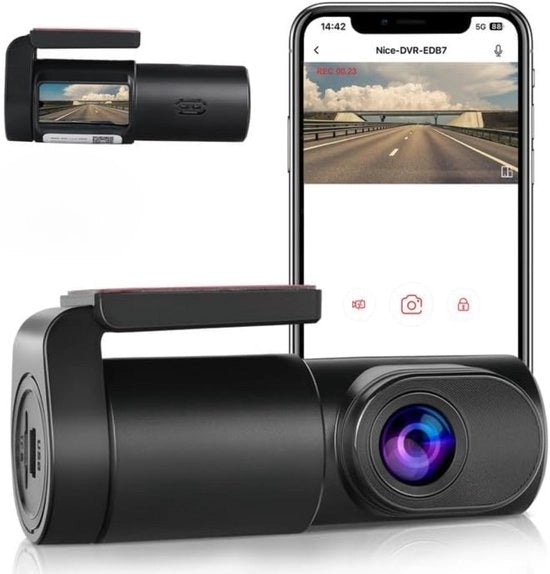Cannoni di Sorveglianza per Auto - Vista Anteriore e Posteriore - Registrazione Video - Sicurezza Stradale - Prevenzione Danni - Funzione di Rilevamento di Incidenti - Funzione di Registrazione Continua - Funzione di Registrazione Notturna