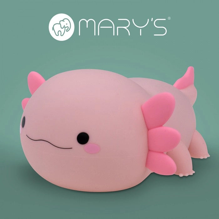 Lampada notte bimbi wireless Axolotl rosa LED 2,5W Mary's