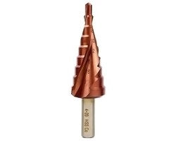Boor set per perforazione da 4 a 20 mm, gruppo a spirale in cobalto M35 HSS.