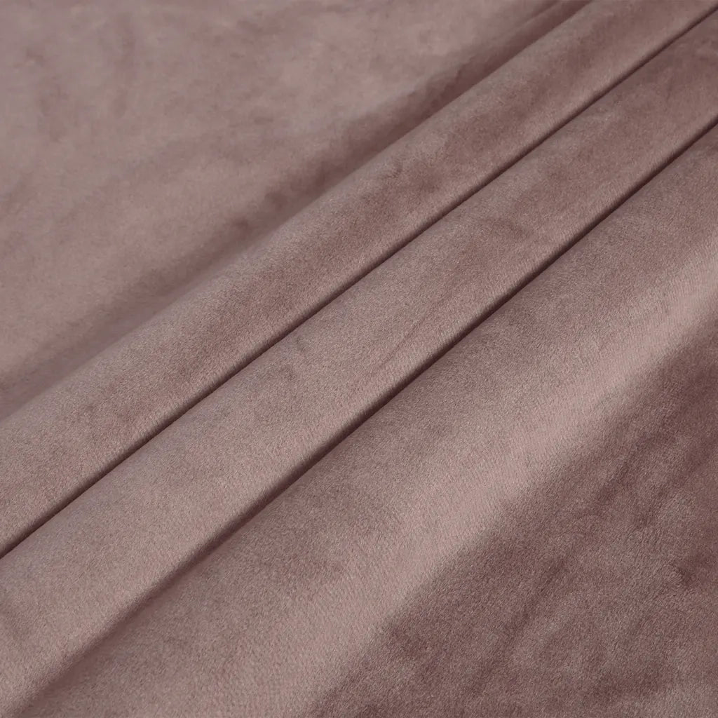 Tenda Oscurante Anelli in Metallo Velluto Rosa Antico 290x245cm