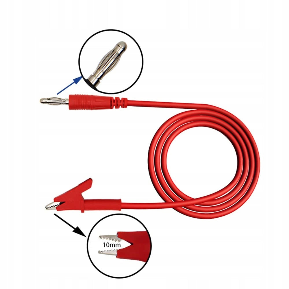 Set di Misurazione: Multimetro Digitale XL830L + Cavi con Coccodrilli 100cm | 1000V 15A