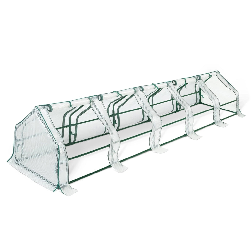IDMarket - Telaio per serra da giardino speciale forzatura L. 300 CM bianco