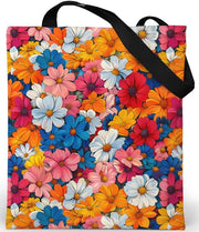 Borsa da viaggio con cerniera - Borsa estetica - Tela di velluto - Borsa da donna in tessuto con cerniera Dimensioni: H42 cm - Borsa in juta stampata - Borsa da donna da viaggio - Borsa estetica in tessuto B37 cm