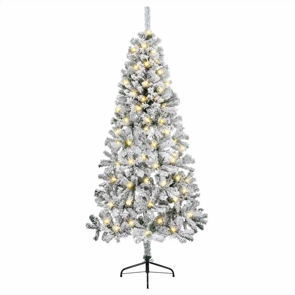 Albero di Natale Artificiale con Rami Pieghevoli 240 cm 300 LED 3460879