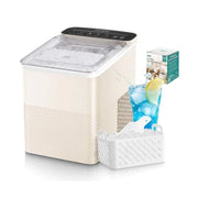 FOHERE Ice Maker 14 kg, Self-Cleaning, 2 Sizes of Ice Cubes
