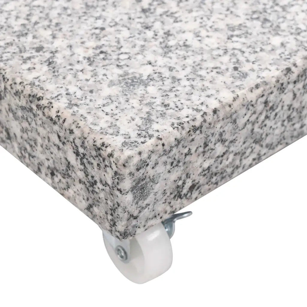 Base per Ombrellone in Granito 30 kg Quadrata Grigia CFW6224102