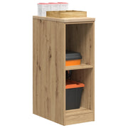 Armadietto per Garage in Rovere Artigianale 30x51x85 cm 860534
