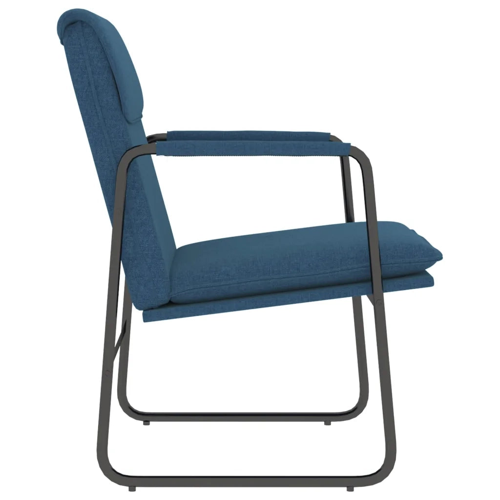 Sedia Lounge Blu 55x64x80 cm in Tessuto cod mxl 14321