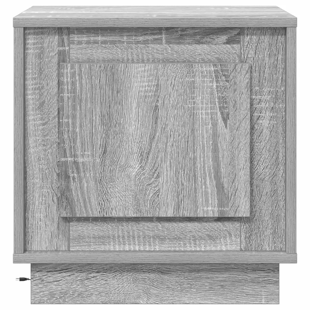 Armadio da Notte Grigio 44 x 34,5 x 45 cm Legno multistrato 869572