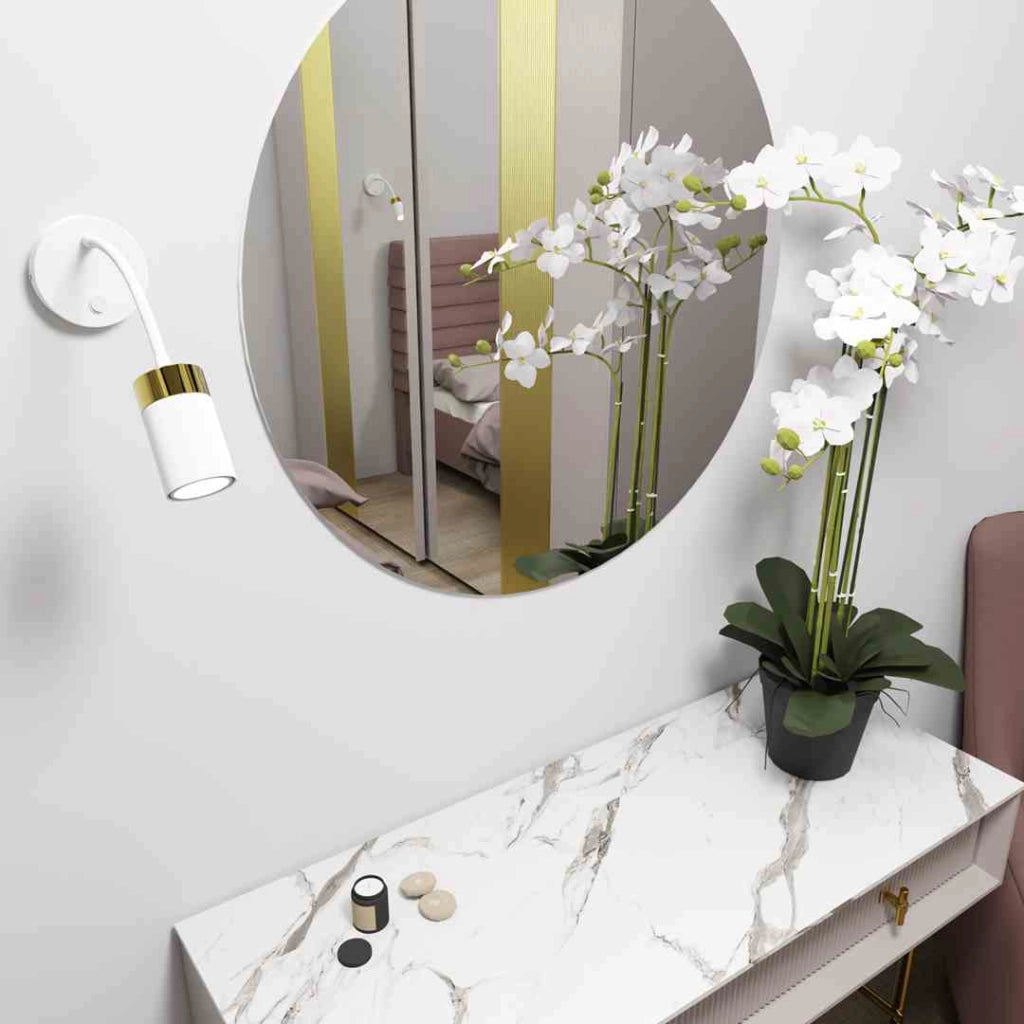 Applique LED Milagro Joker MLP8535 bianco/oro GU10 8W