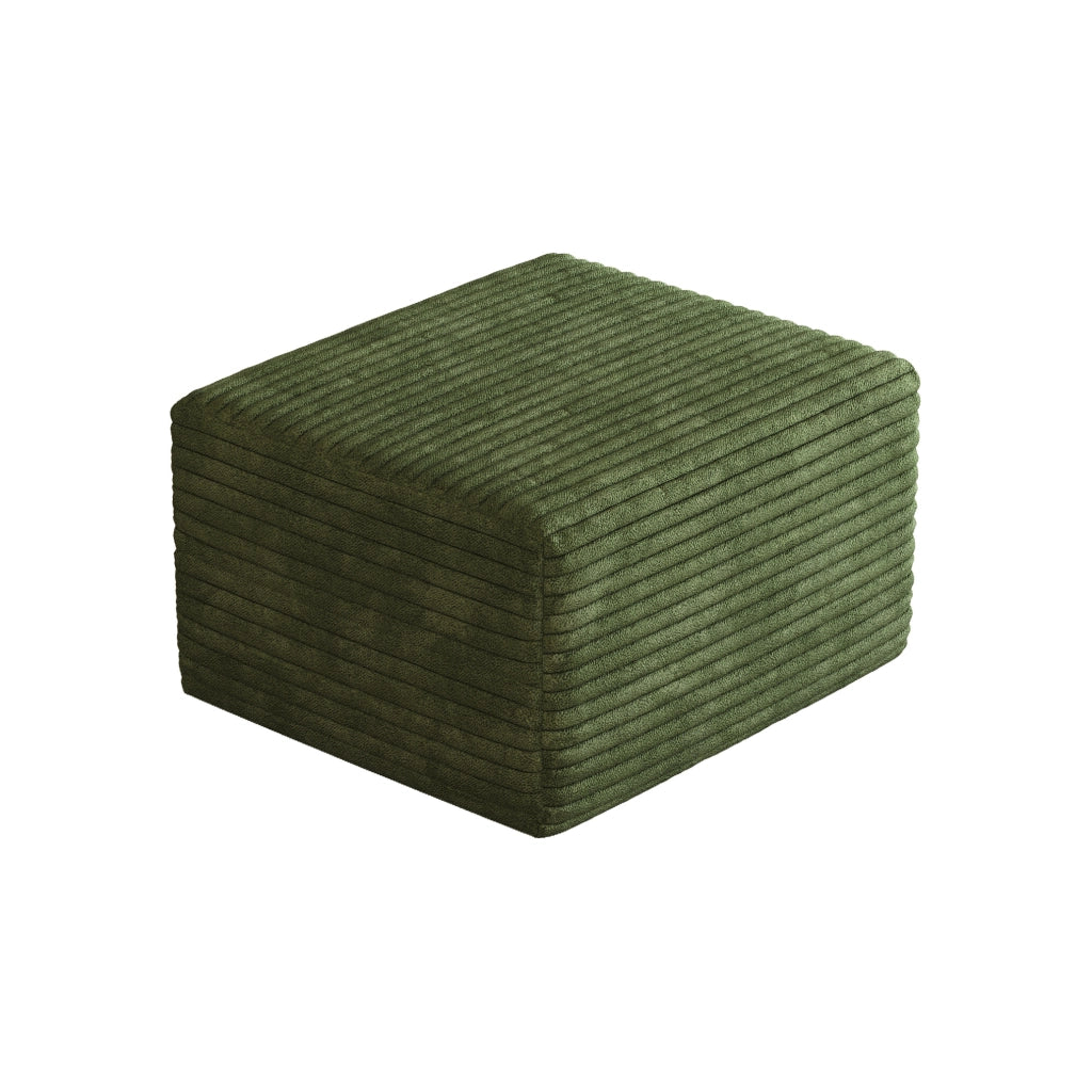 POUF Verde 72x18x18 cm in tessuto