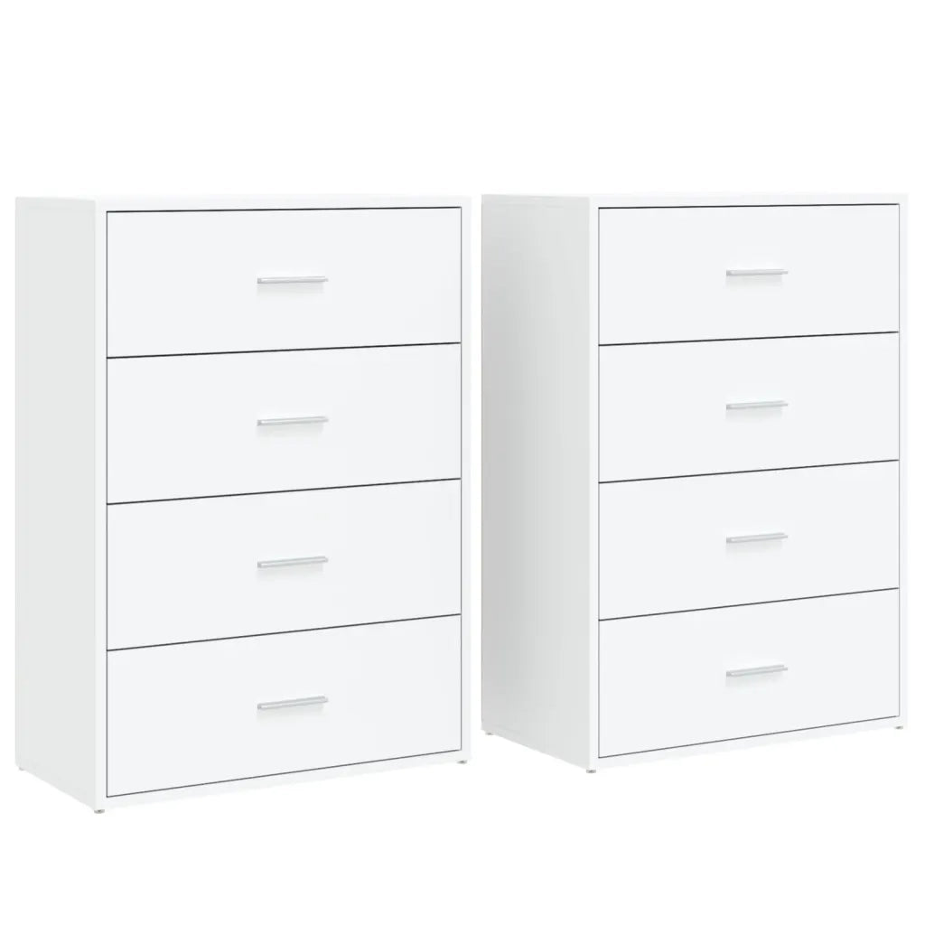Credenze 2 pz Bianche 60x31x84 cm in Legno Multistrato 3276581