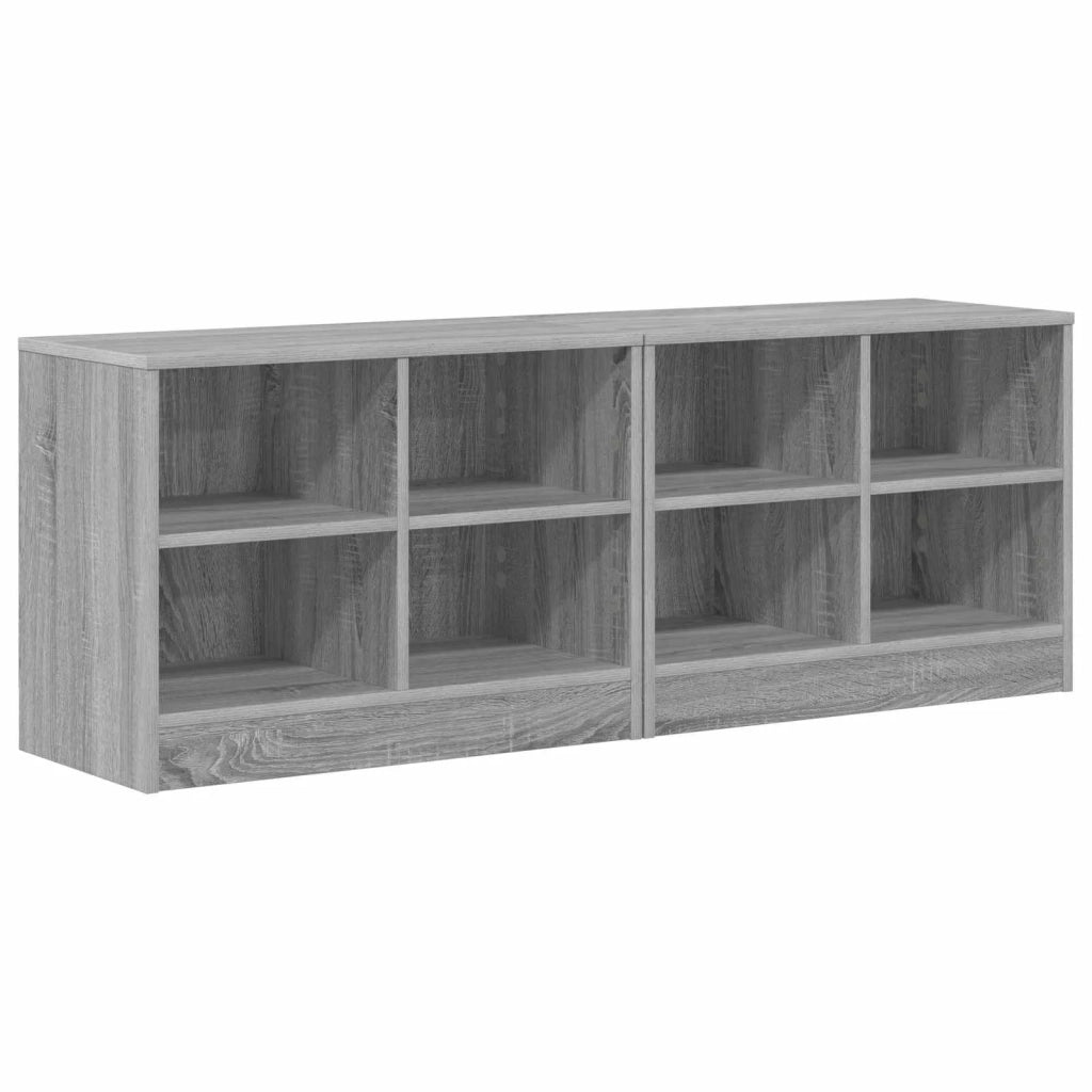 Armadietto per letto 2 pcs Sonoma grigio 66 x 33 x 48 cm