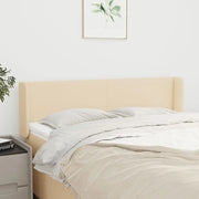 Testiera ad Orecchio Crema 147x16x78/88 cm in Tessuto 3118491