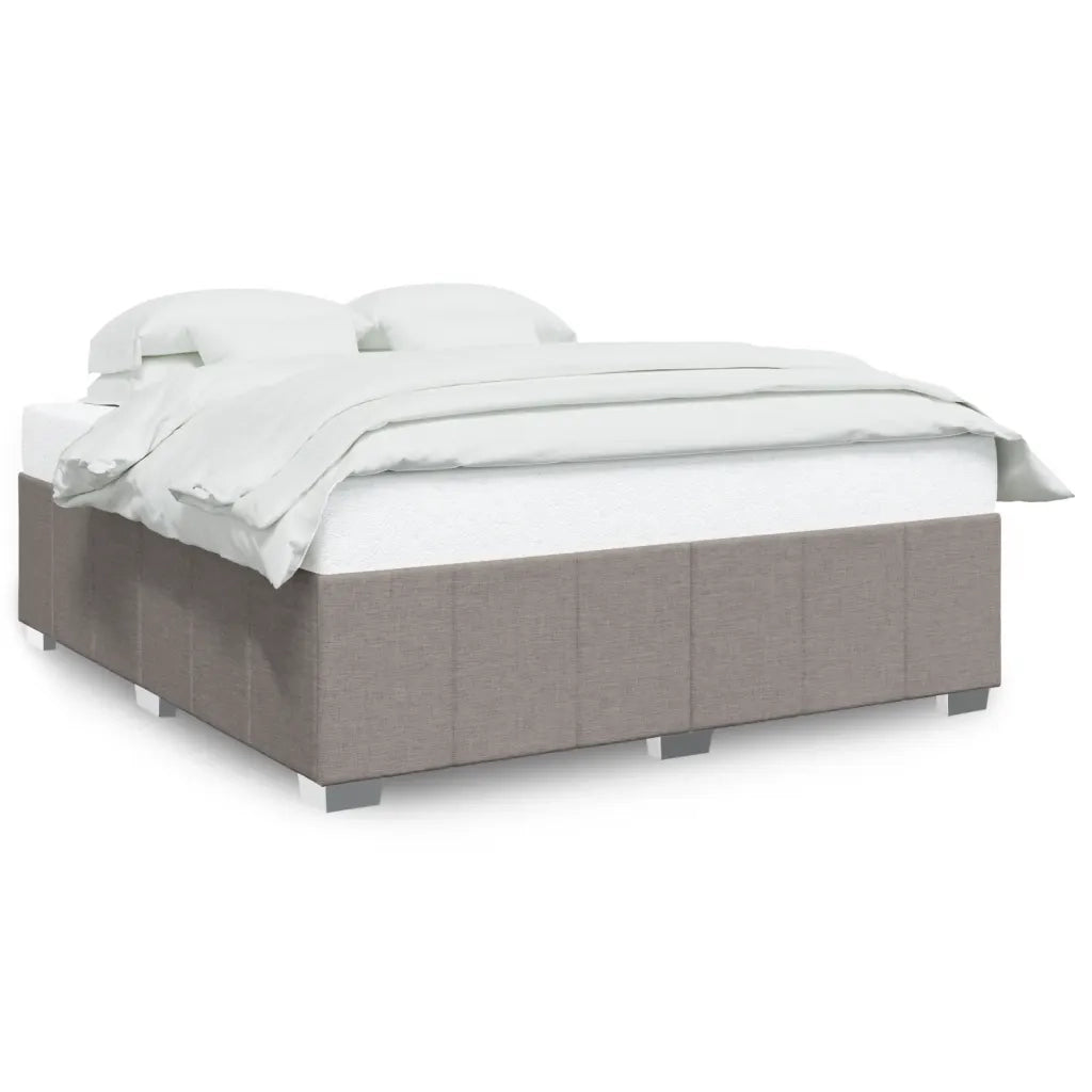 Giroletto senza Materasso Tortora 200x200 cm in Tessuto 3284864