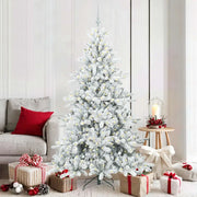 Albero di Natale Artificiale con Rami Pieghevoli Bianco 180 cm 3397721