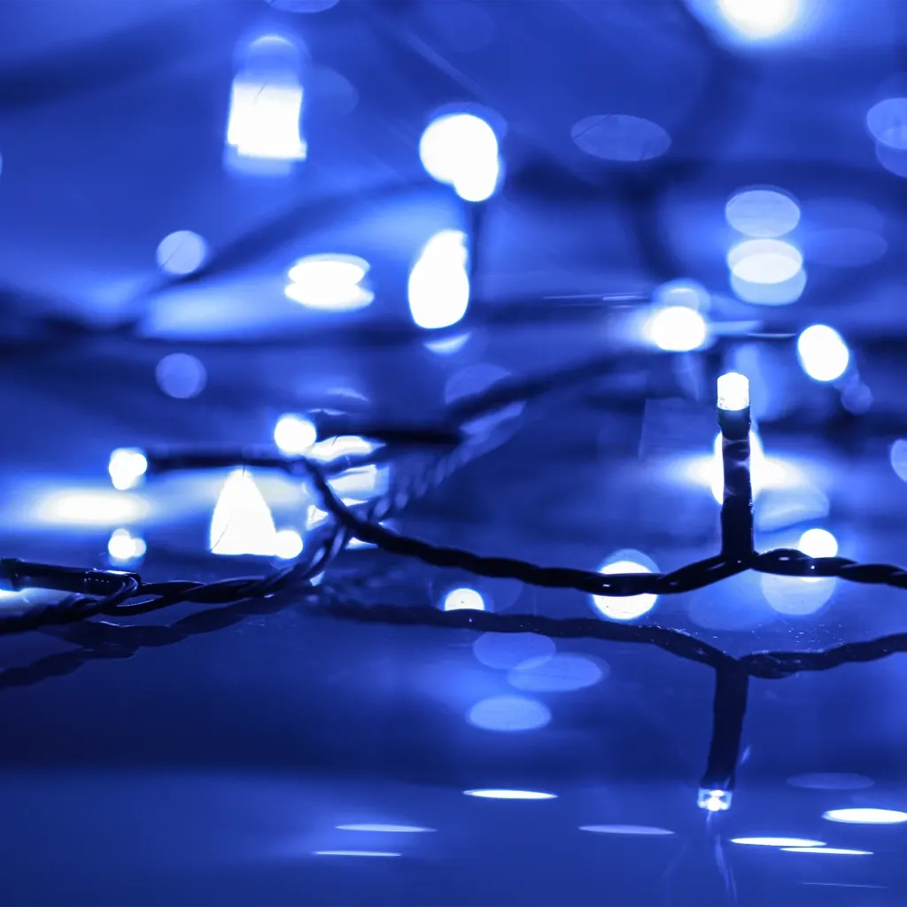 Stringa di Luci con 400 LED Blu 40 m 8 Effetti Luce CFW6812316