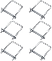 Set di 6 U-Bout Vierkante Beugel in Acciaio Inox 304 per Auto, Barche, Riparazioni con Mozzo - Duraturo e Versatile