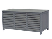 Cassapanca da giardino in legno "Macao" - 130 x 64 x 60 cm - Antracite