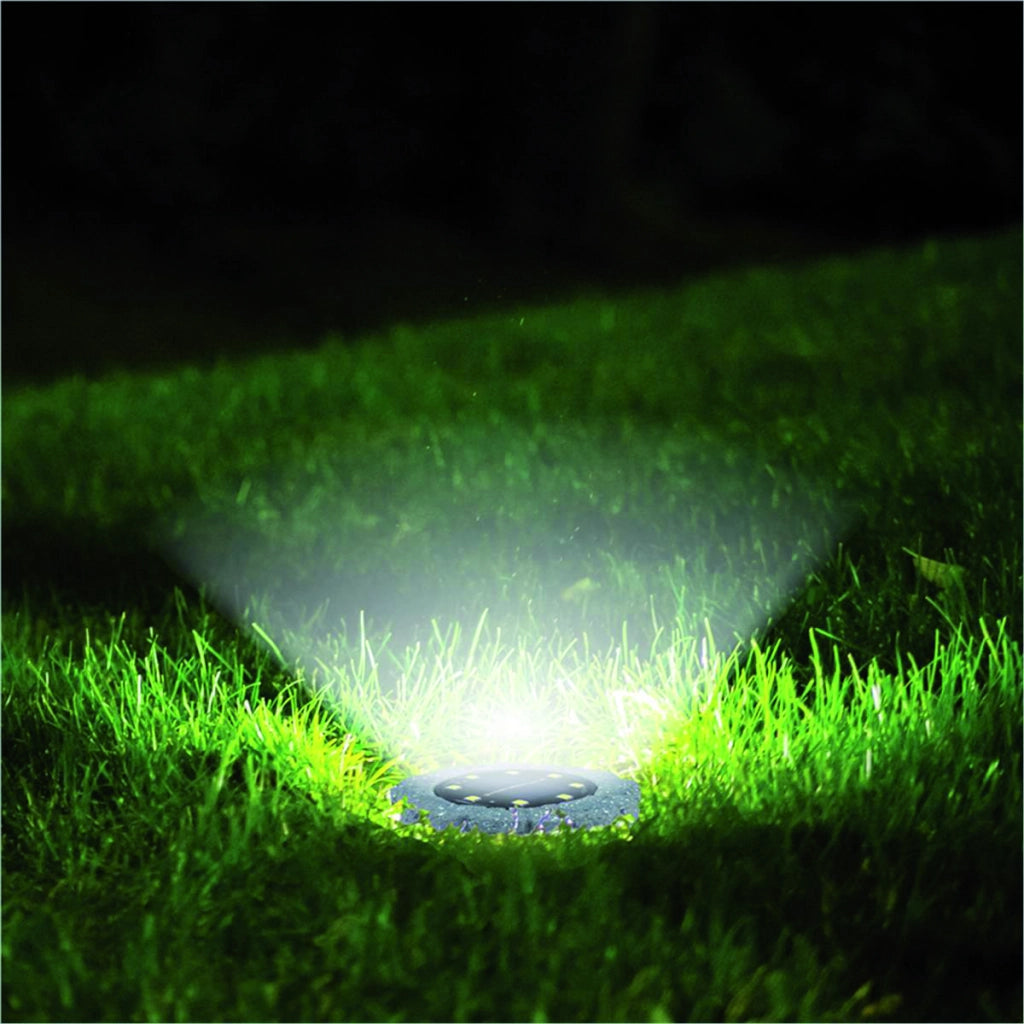 Suprema LUCE SOLARE SEGNAPASSO EFFETTO PIETRA CON SENSORE CREPUSCOLARE, 8 led x 0,5 watt, 10 lumen 12.00 pz