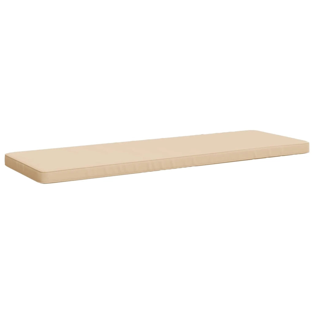 Cuscini per Panchina a 2 Pezzi VUGHT 2 pz 100% Poliestere Crema 952061
