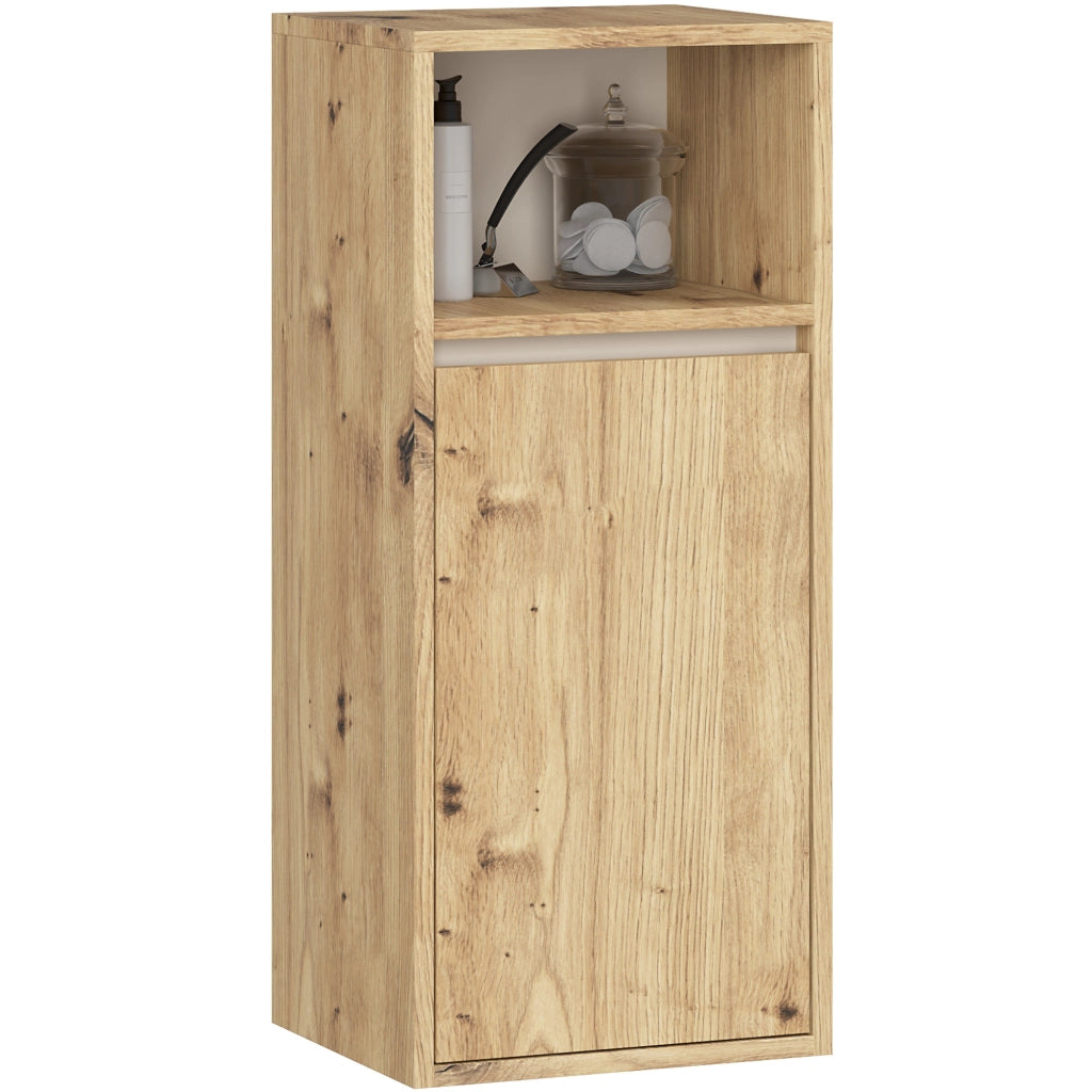 Mobile bagno sospeso VAMI Rovere Artisan, Cashmere 35 cm 1 anta 35x30x80 cm