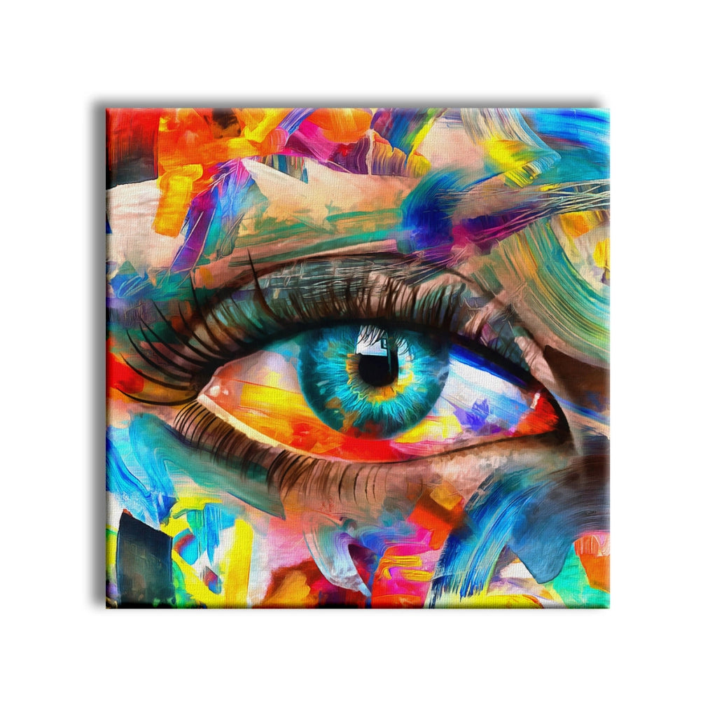 Mystic -  Quadro Canvas Contemporaneo su telaio in legno Misura: 80x80 cm