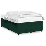 Letto matrimoniale | Letto per adulti | Giroletto senza Materasso Verde Scuro 120x190 cm Velluto