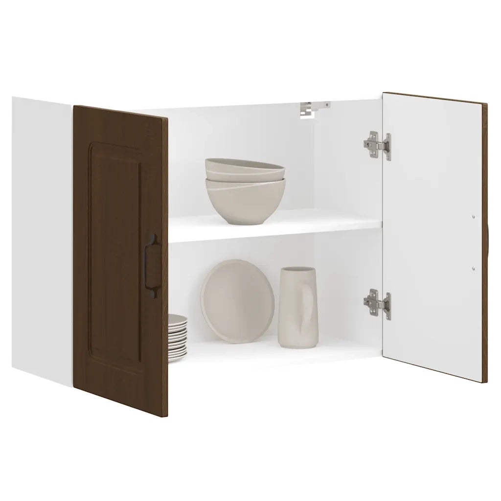 Pensile da Cucina Kalmar Rovere Marrone in Legno Multistrato